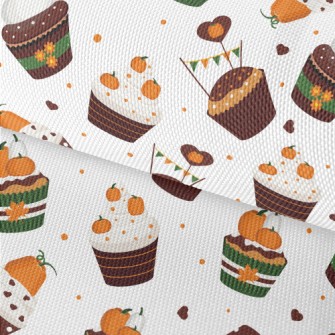 Pumpkin Cup Cake Waterproof Oxford