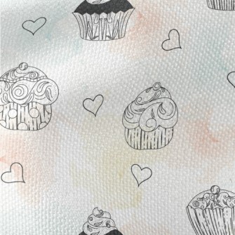 Detailed Hand-painted Cupcakes Waterproof Canvas
