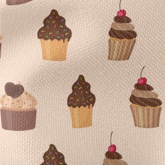 Various Chocolate Flavor Cakes Waterproof Canvas