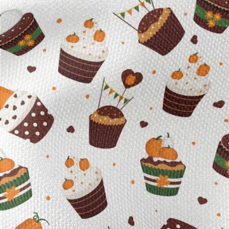 Pumpkin Cup Cake Waterproof Canvas