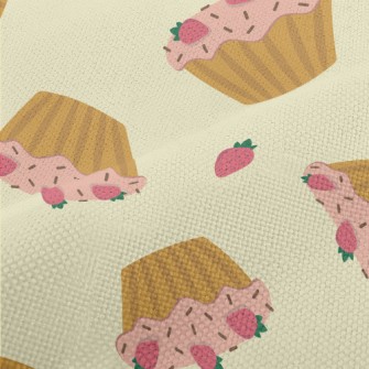 Strawberry Flavored Cupcake Performance Linen