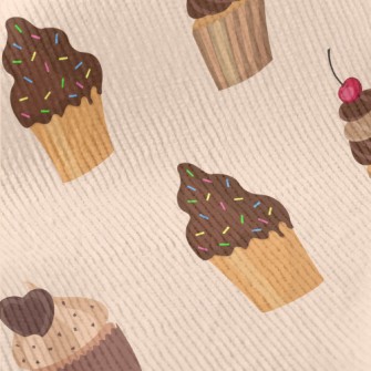 Various Chocolate Flavor Cakes Standard Corduroy