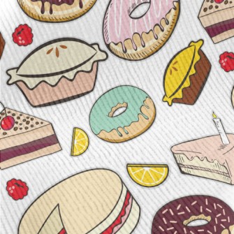 Various Cakes, Desserts And Pi Standard Corduroy