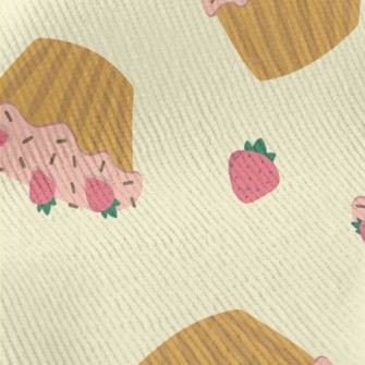 Strawberry Flavored Cupcake Standard Corduroy
