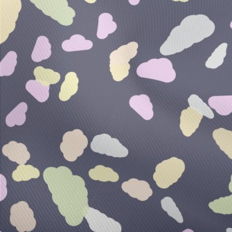 Colorful Cloud Shape Pattern Dobby