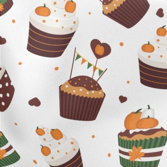Pumpkin Cup Cake Stretch Ponte