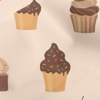 Various Chocolate Flavor Cakes Micro Fleece