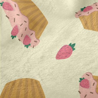 Strawberry Flavored Cupcake Minky