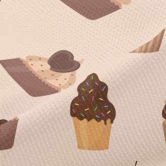 Various Chocolate Flavor Cakes Piqué