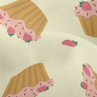 Strawberry Flavored Cupcake Lightweight Performance Linen