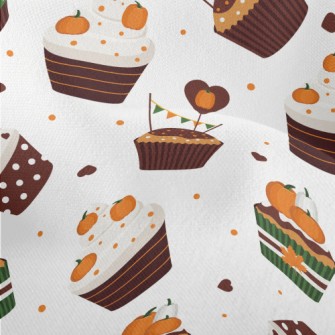 Pumpkin Cup Cake Lightweight Performance Linen