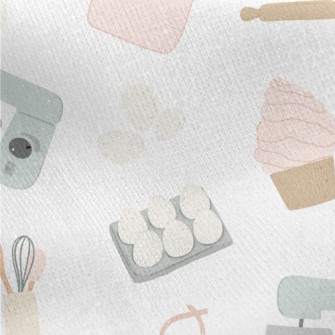 Baking Mixer Apron Egg Tools Jersey Backed Fleece