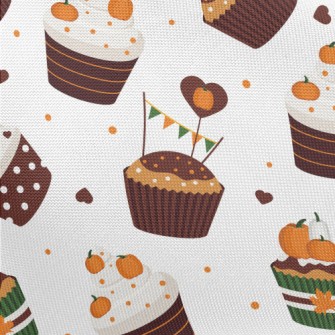Pumpkin Cup Cake Pongee