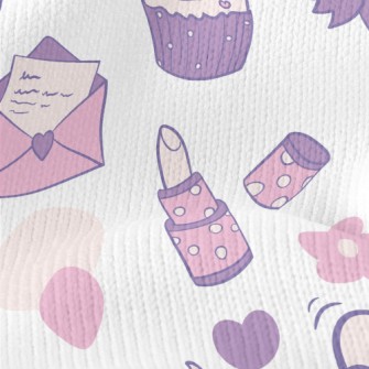 Love Envelope Lipstick Cake Stretch Jersey