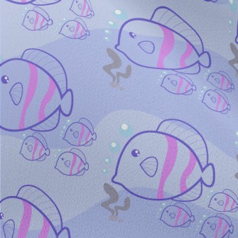 Small Fish Swimming In The Sea Chiffon