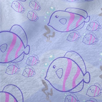 Small Fish Swimming In The Sea Minky