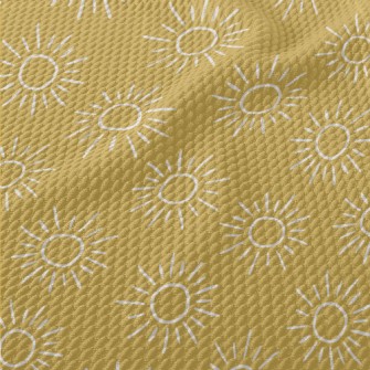Simple Line Sun Birdseye Piqué