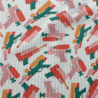 Colorful Water Gun Birdseye Piqué