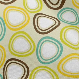 Egg-shaped Ellipse Geometry Chiffon