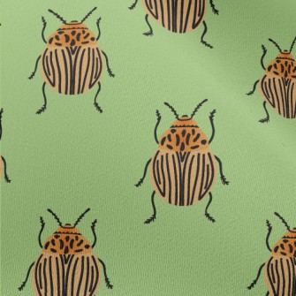Neatly Arranged Ladybugs Chiffon