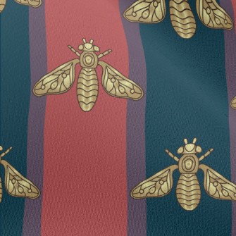 Striped Shiny Moth Chiffon