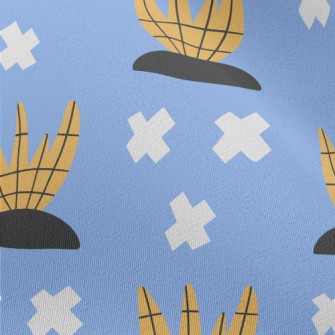 Cross Lines Geometry Chiffon