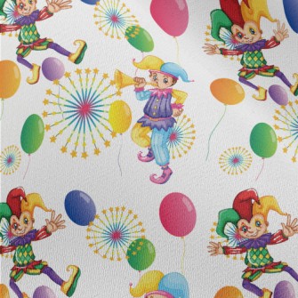 Juggling Jolly Clown Chiffon