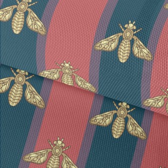 Striped Shiny Moth Waterproof Oxford