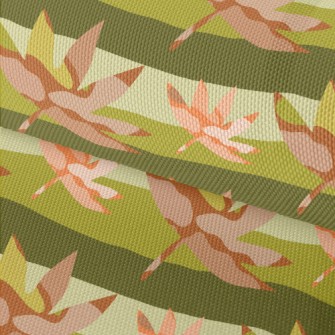 Beautiful Blurred Maple Leaves Waterproof Oxford