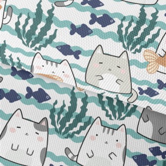 Like Fish And Kittens Waterproof Oxford