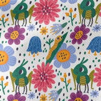 Garden Grasshopper Caterpillar Waterproof Canvas