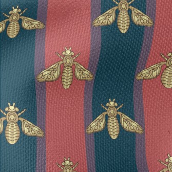 Striped Shiny Moth Waterproof Canvas