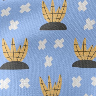 Cross Lines Geometry Waterproof Canvas