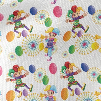 Juggling Jolly Clown Waterproof Canvas