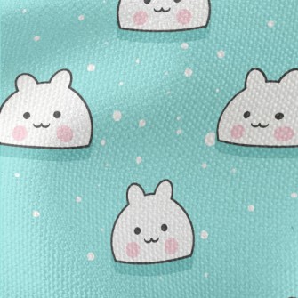 Kawaii Snow White Cat Waterproof Canvas