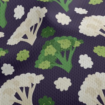 Two-color Cauliflower Athletic Mesh Flat Back