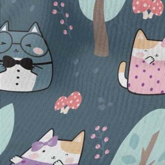 Cat Dating In The Forest Terry