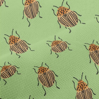 Neatly Arranged Ladybugs Performance Linen
