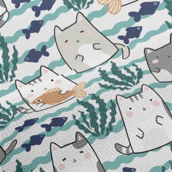 Like Fish And Kittens Performance Linen