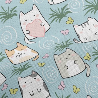 Cute Cat Family Performance Linen