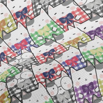 Kitten Check Top Performance Linen