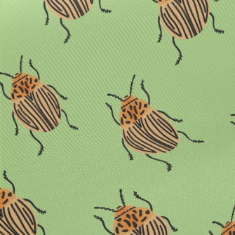 Neatly Arranged Ladybugs Twill
