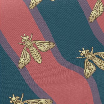 Striped Shiny Moth Twill