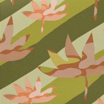 Beautiful Blurred Maple Leaves Twill