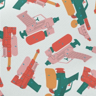 Colorful Water Gun Twill