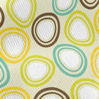 Egg-shaped Ellipse Geometry Standard Corduroy