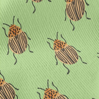 Neatly Arranged Ladybugs Standard Corduroy