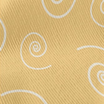 Mysterious Curly Lines Standard Corduroy