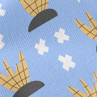 Cross Lines Geometry Standard Corduroy