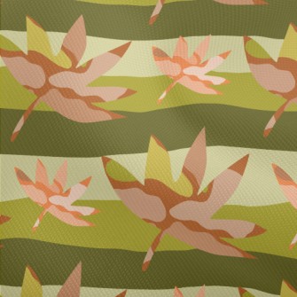 Beautiful Blurred Maple Leaves Dobby